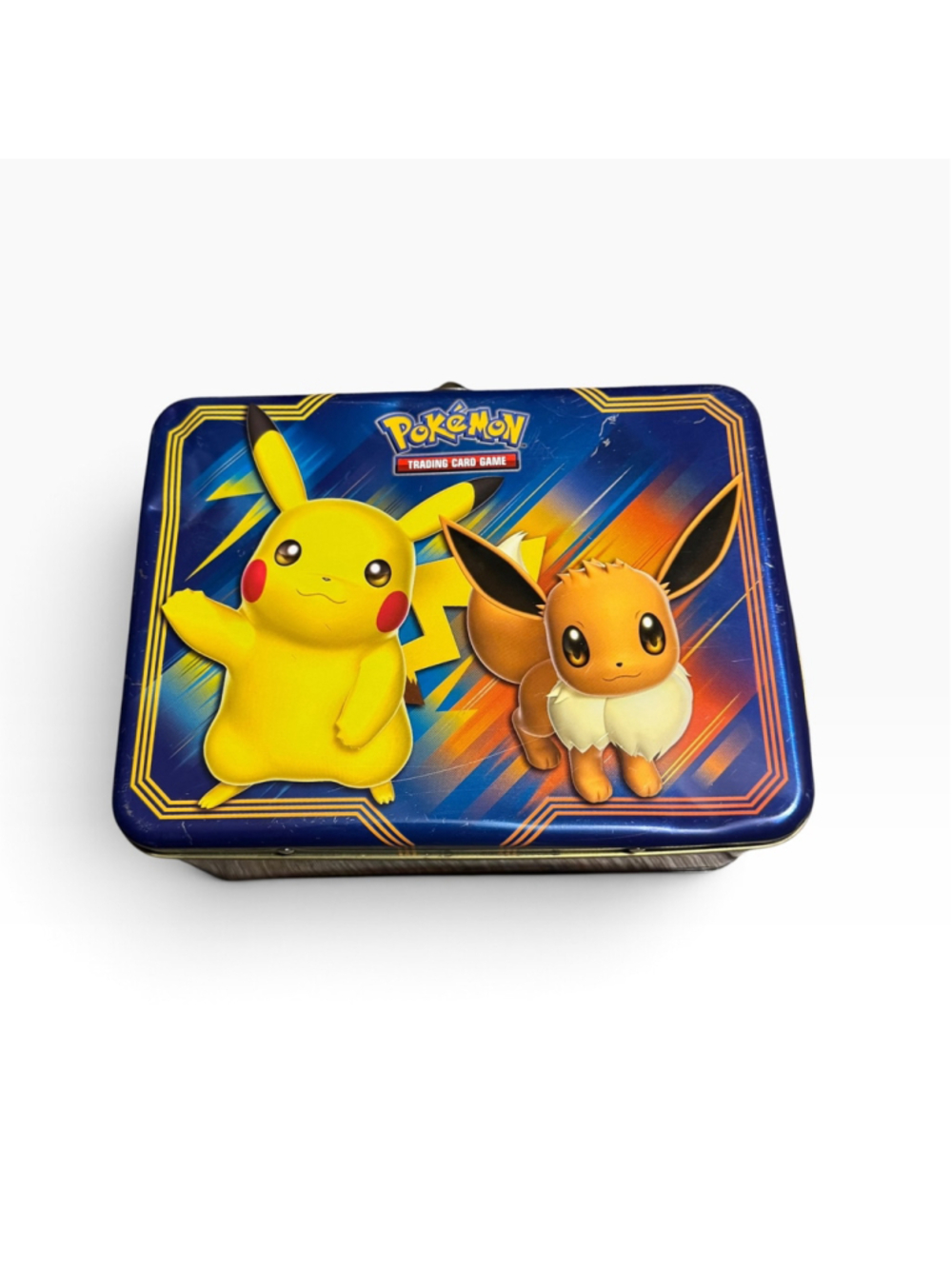Pokémon Trading Card Game Metal Storage Tin Pikachu